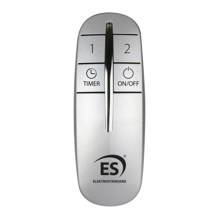 Y9 control panel, silver color, black, 2 channels
