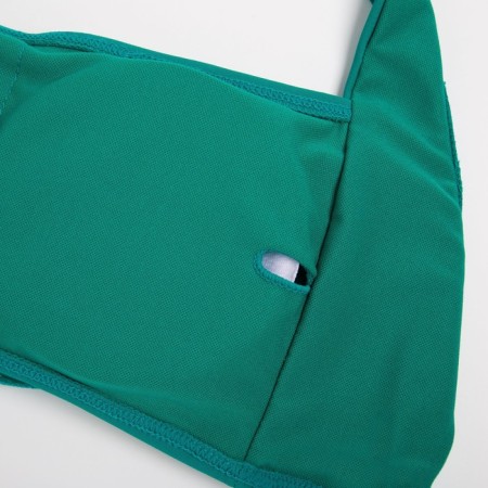 Top bathing female minku on ties, color green size 50-8