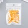 Decor for creativity plastic "Balls. Orange" d = 3-8 mm, set 10 grams