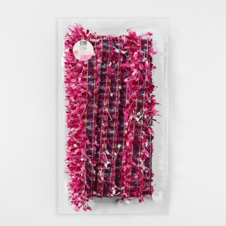 Decorative braid “Twydal”, one -sided, 35 mm, 5 ± 0.5 m, fuchsia color-2