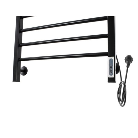 Domoterm electric heated towel rail "Cuba" P10, 500x1000 mm, right, black matte-2