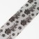 Translated foil for decor "guipure", with a pattern, 4 × 50 cm, in a plastic case, the color is transparent/black