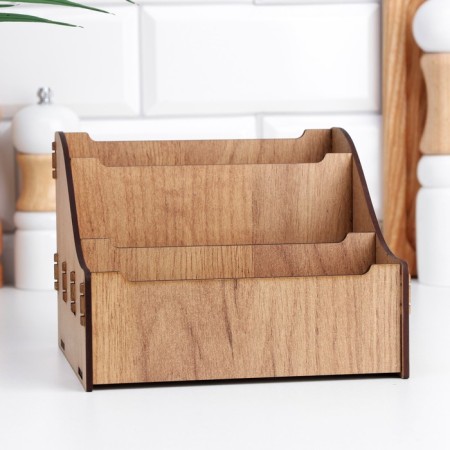 Wooden spice stand 12x15x15.7 cm-1