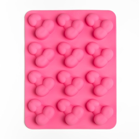 Silicone form "18+", 17x13 cm, pink-1