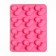 Silicone form "18+", 17x13 cm, pink