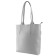 Bag women, genuine leather, gray 31x8x33 cm