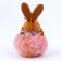 Soft toy "Bunny" on the suspension, 8 cm, color mix