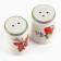 New Year! Set for spices New Year's ceramic "Bullfinch!", 12x6.5x7 cm, white color