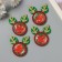 Decor for the creativity of felt, plastic shine "Deer horns" 5x5 cm