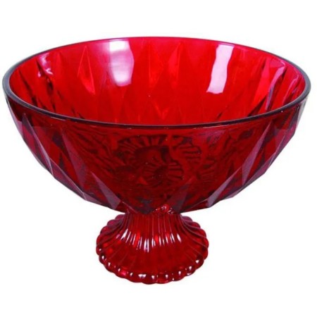 Fruit vase Bekker Stellar, d = 22.8 cm, red color