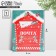 Postcard - New Year's Post Compliment, 6 x 8 cm, New Year