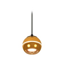 A set of suspended lamp with additional backlight by Ambrella Light, Techno, XP1105001, GU5.3, Color Gold polished, black sand
