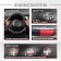 Leather braid, m black, red Skyway, sport Eco, S01102059