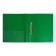 Folder on 2 rings A4, Calligrata, 27 mm, 700 μm, internal and end pocket, green
