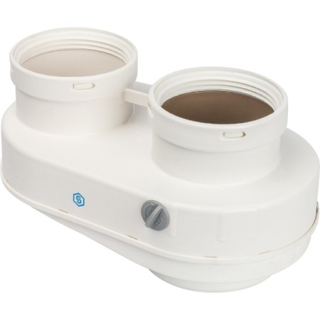 The chimney element Stout SCA-8080-240002, adapter for connecting pipes, DN80/80-2