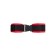 Anonymo handcuffs, velor, 24 cm, red color