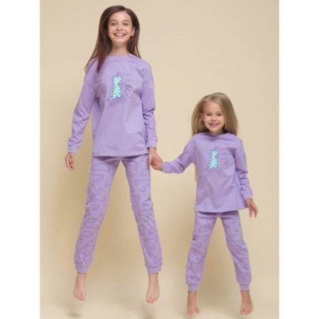 Set for girls, height 92 cm, lavender color-7