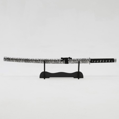 Souvenir weapon "Katana on the stand", gray scabbard near Zebra, 89cm-1