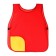 Apron for labor (cloak) + sleevens, 475 x 410/190 x 135 mm, (height 104-128), fn 2 red 9220