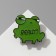 The badge icon is contemptuous, green color in ferrous metal