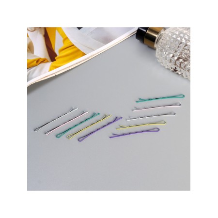 Invisible hair "Ariel", set 10 pcs., 6 cm, mix-1
