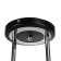 Redo chandelier 3he27 40w Black-chromium 45x45x28 cm
