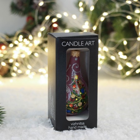 Christmas tree toy "Rosinka Bolshoi-06" 9.5 cm-2