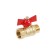 Ballic zein tap, inner/outer thread 1/2 ", butterfly