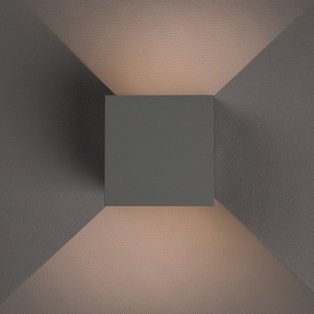 LED LED wall-mounted FSD-004, 6 W, 450 lm, 3000k, IP54, 220 V, metal, gray-1