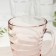 Glass Glass "Shaype Abondans", 320 ml, pink color