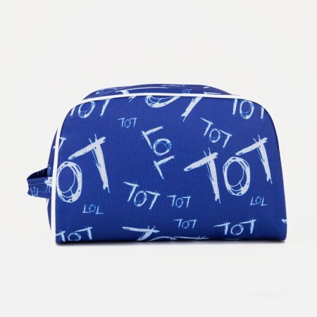 Lightning cosmetic bag, blue color-1