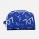 Lightning cosmetic bag, blue color
