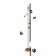 Freya Fr5372FL-03BS Evidence, 220x220x1530 mm, G9, 3x40W, brass color.