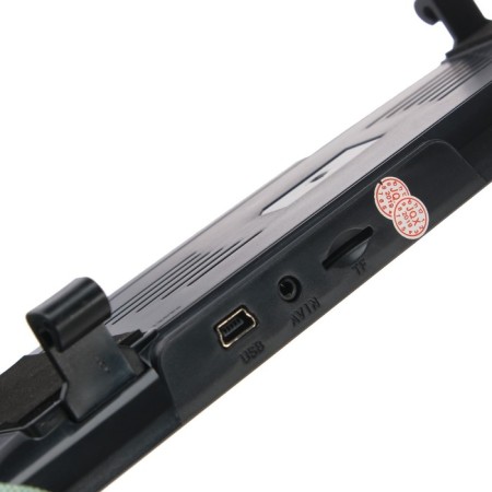 DVR Cartage, 2 cameras, HD 1080p, size 30 × 8 cm, TFT 5.0, review 140 °-4