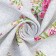 ROSELL ROSES ON LINEN 146x180 cm, 100% cotton, mittle 164 g/m2