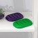 Soap dish, 12.8 × 8.7 × 1.9 cm, color mix