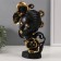 Polystone souvenir "Girl in black and gold colors" 7.5x16.6x27.4 cm