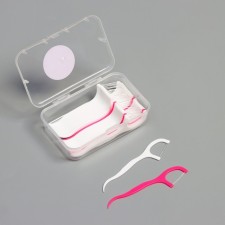 A set of toothpicks with a dental thread, 30 pcs