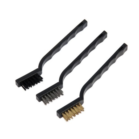 A set of brushes of metal tundra, plastic handles, small, 3 pcs.-2