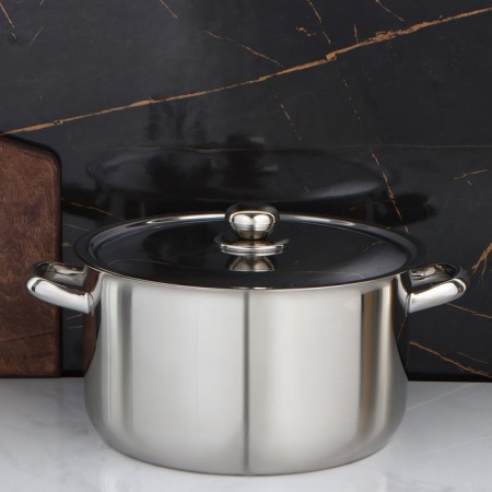 Cloudy pan "Profi", 9 l, d = 28 cm, metal lid