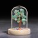 Souvenir in the dome "Energy tree. Anterurine green", natural stone, 10 x 7 cm