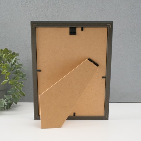 Photo frame Plastic Gallery 15x21 cm, 636477 Black with silver (plastic screen)-2