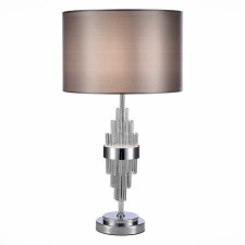 ST LUCE bedside lamp. SL1002.104.01. Onzo. 1x40 watts, E27, 36x36x65 cm, chromium color