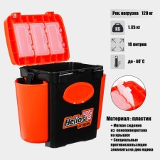 Winter Helios Fishbox 10 L box, single -section, orange color
