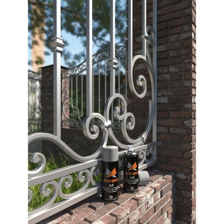 Soil-enamel in rust 3b1 aerosol Monarca 520 ml, Ral9006 White aluminum-6