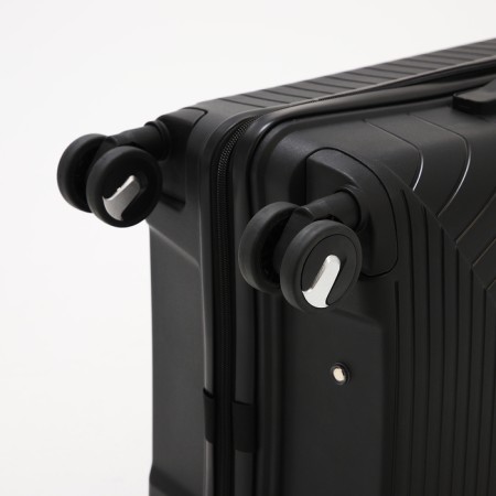 Middle suitcase 24 ", lightning department, code castle, 4 wheels, black color-6