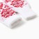 Double female mittens, white color, river 18