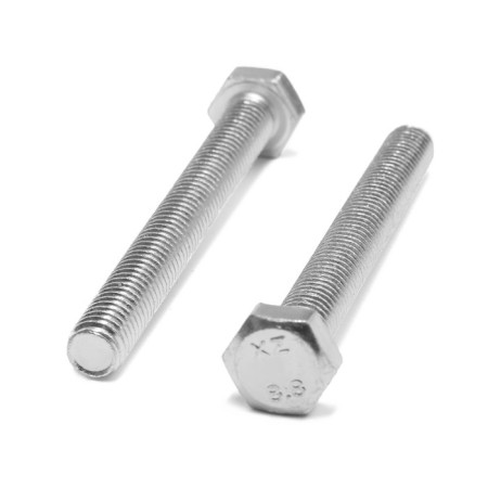 Bolt of the tundra krep, with a hexagonal head, galvanized, Din933, M8x70 mm, 1 kg-2