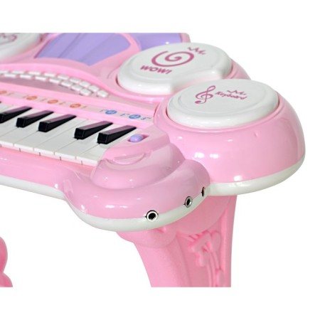 Musical Children's Center "Piano", pink color-3