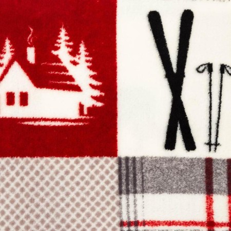 New Year. Plass 180x200cm, coral-flis-1